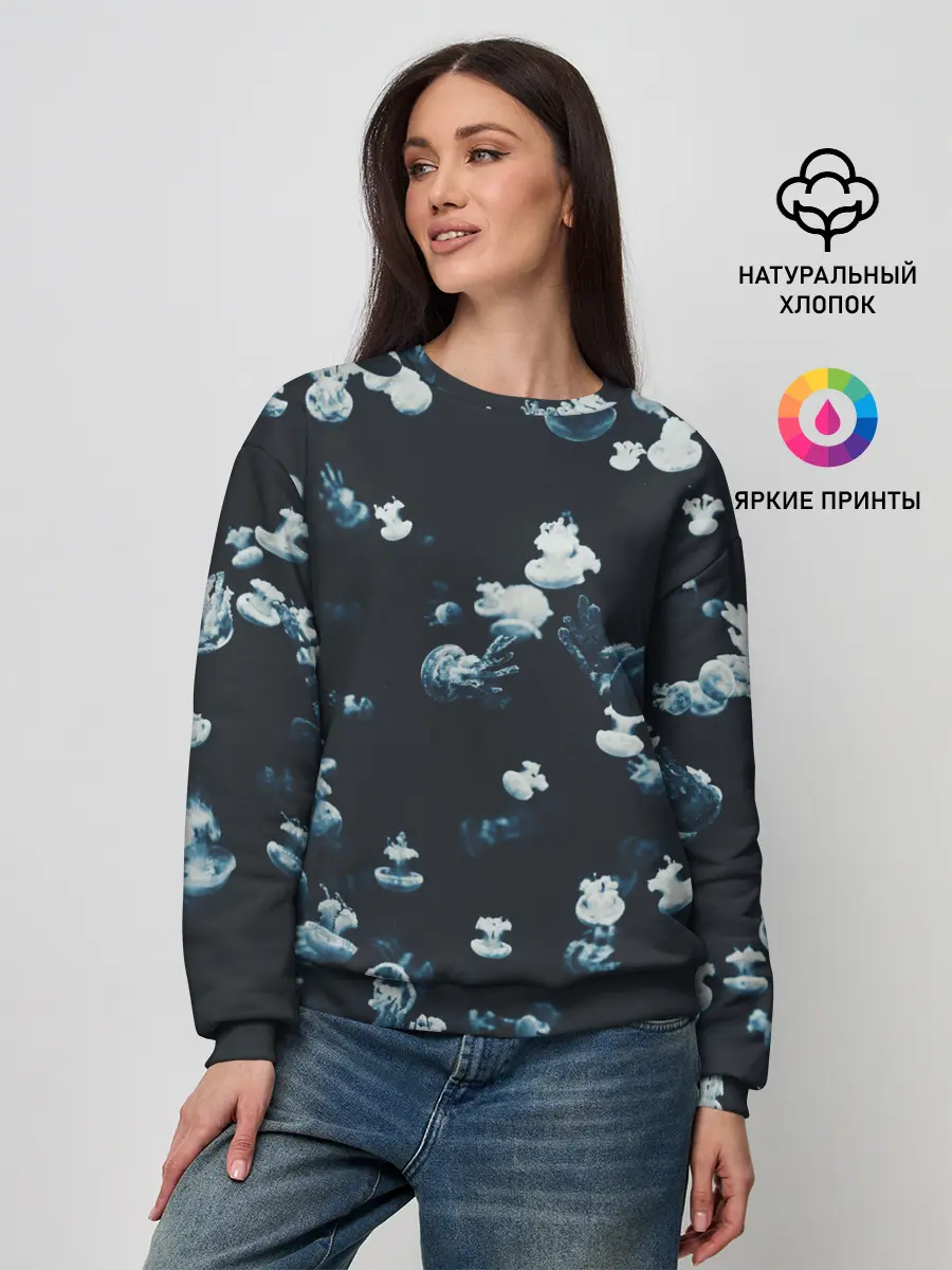 Женский свитшот / Медузы