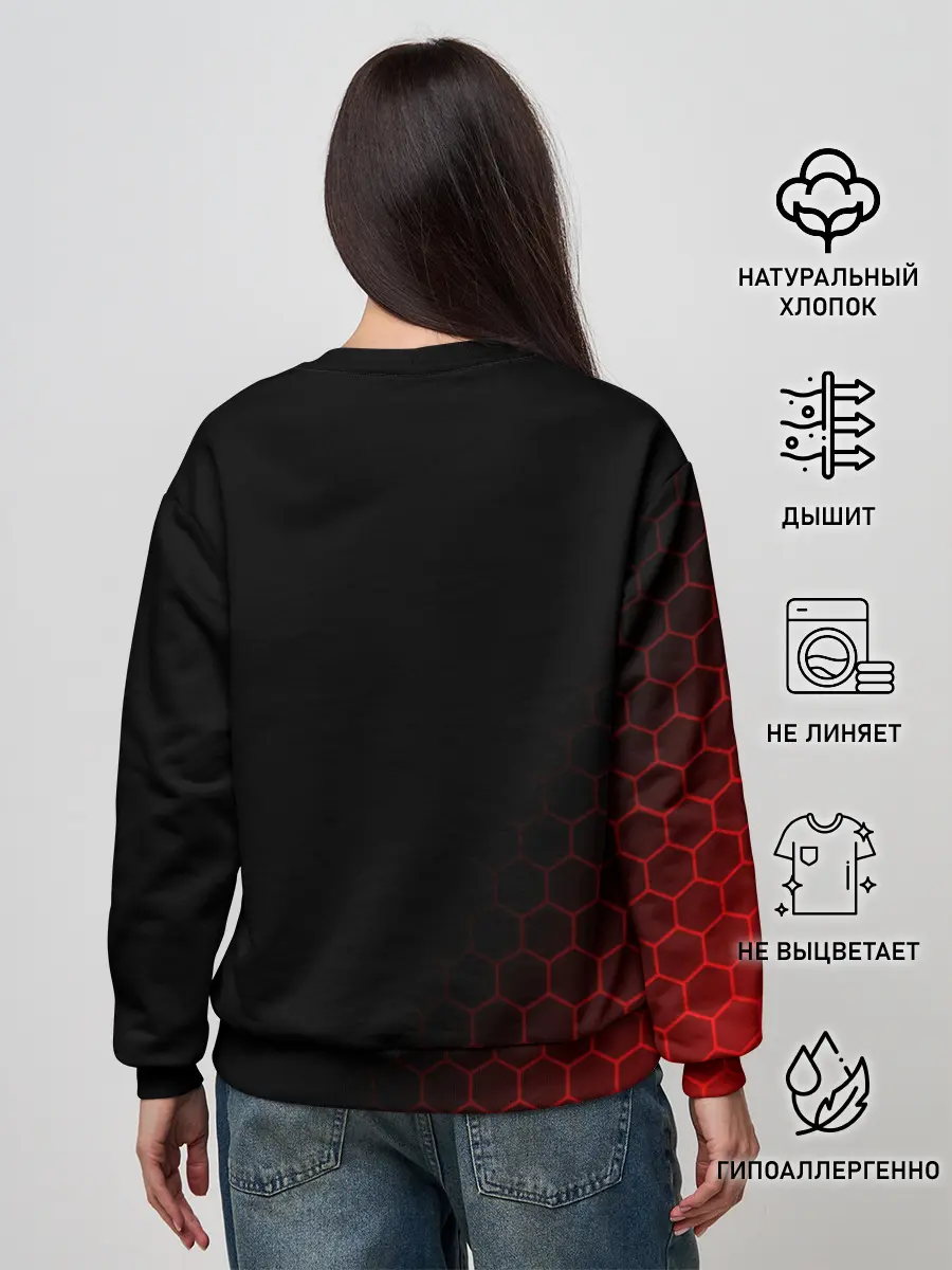 Женский свитшот / LIVERPOOL / ЛИВЕРПУЛЬ / СПОРТ