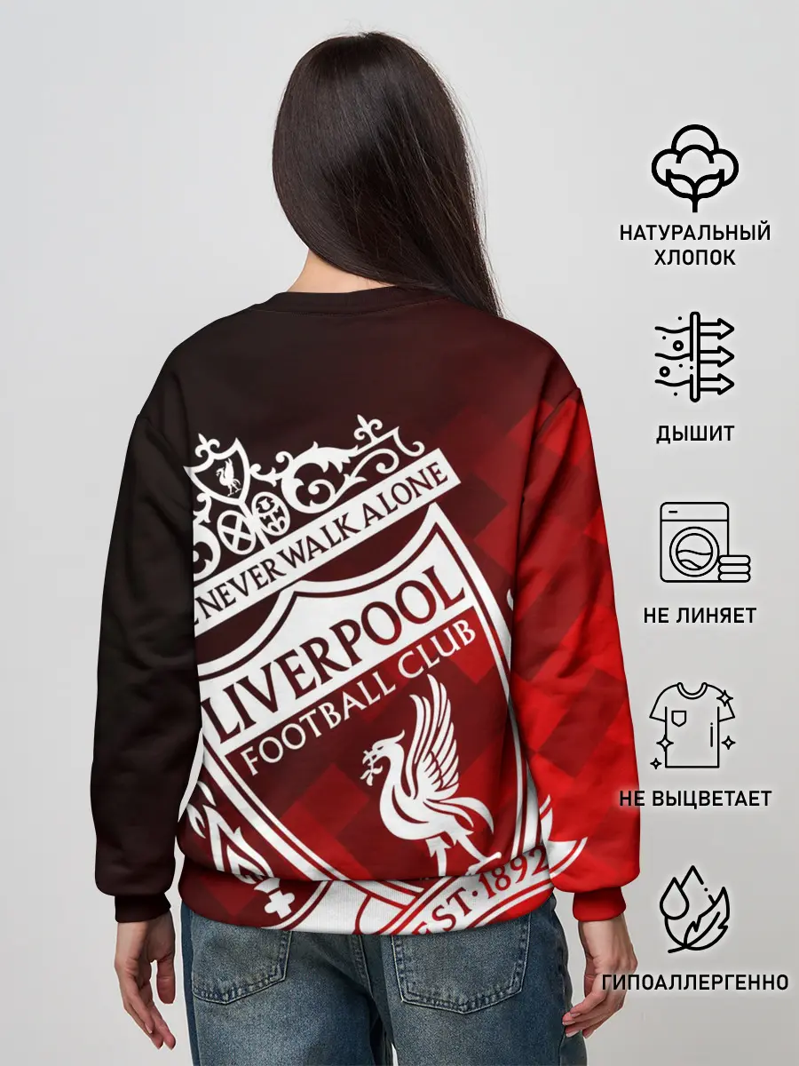 Женский свитшот / LIVERPOOL / ЛИВЕРПУЛЬ