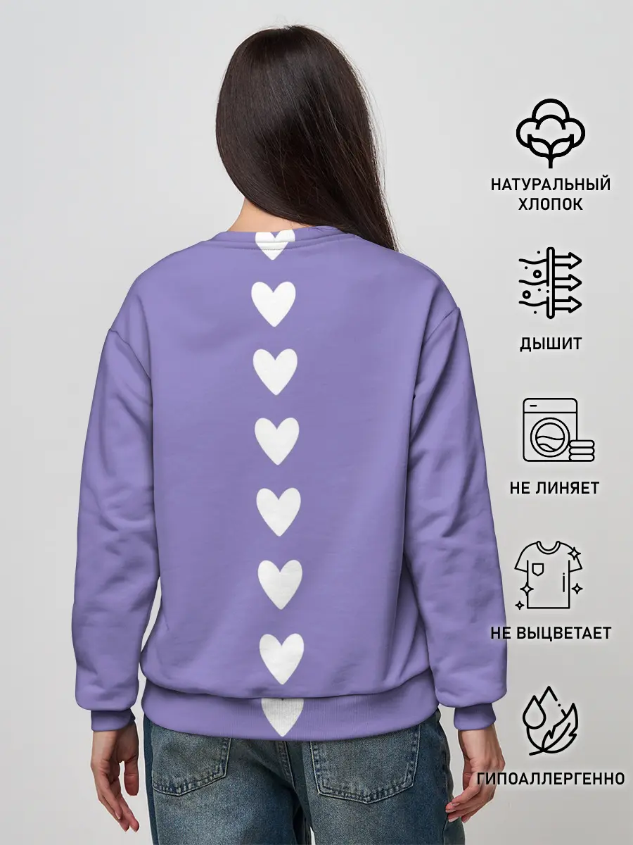 Женский свитшот / Love Kaguya Shinomiya