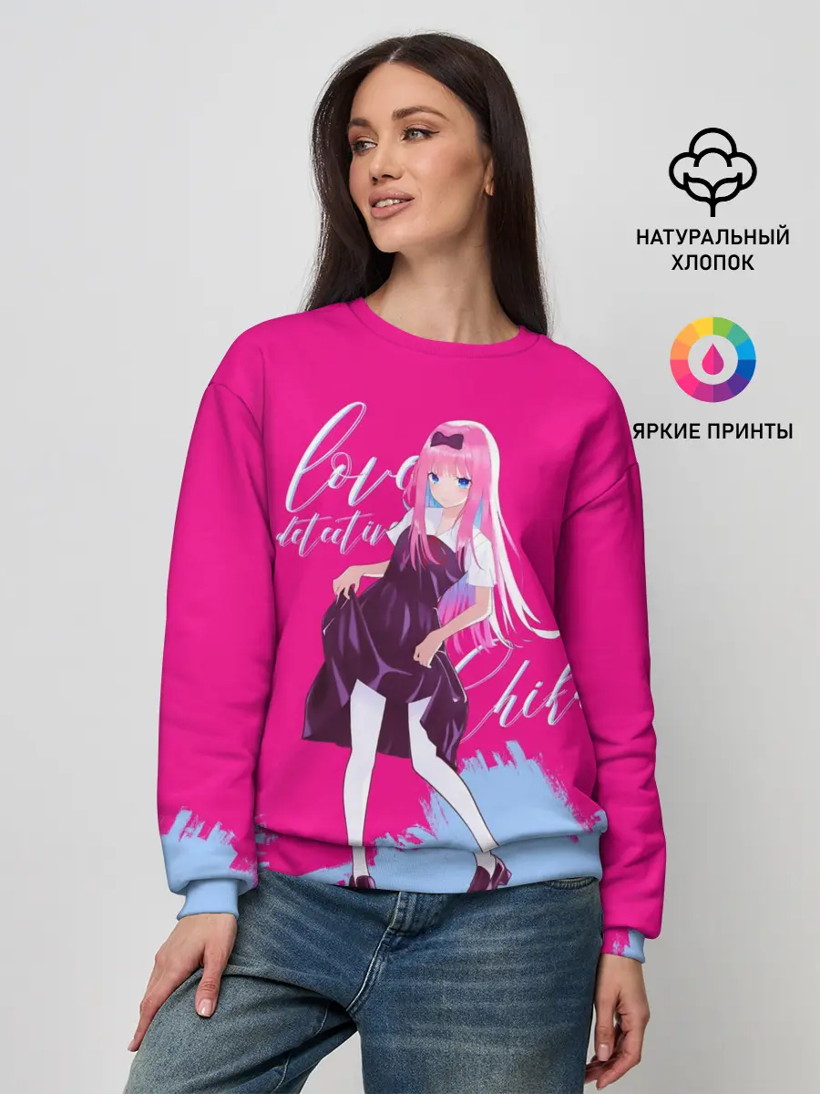 Женский свитшот / Love detective Chika