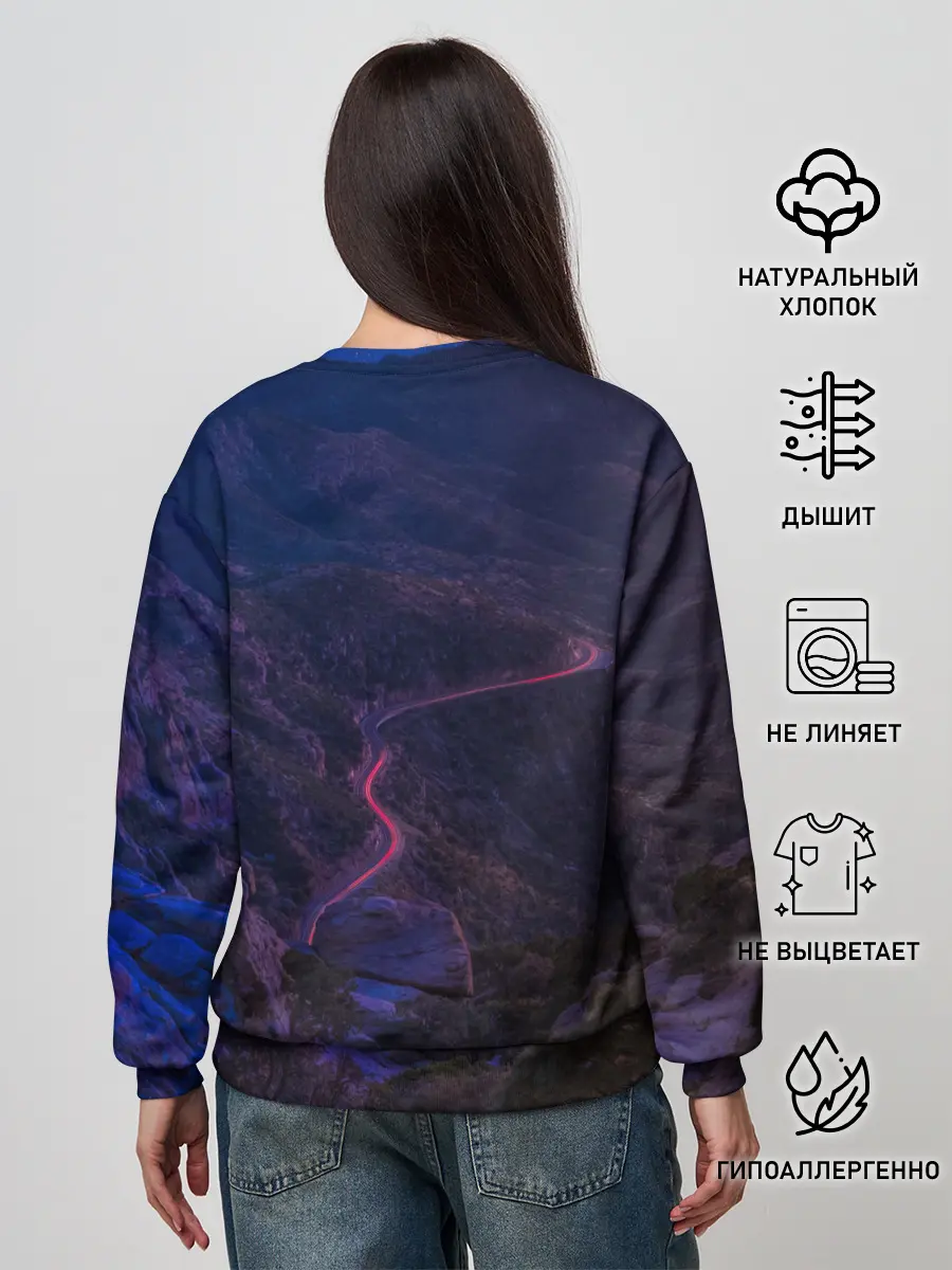 Женский свитшот / НЕОНОВАЯ ДОРОГА