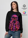 Женский свитшот / Череп Осьминог | Octopus Skull