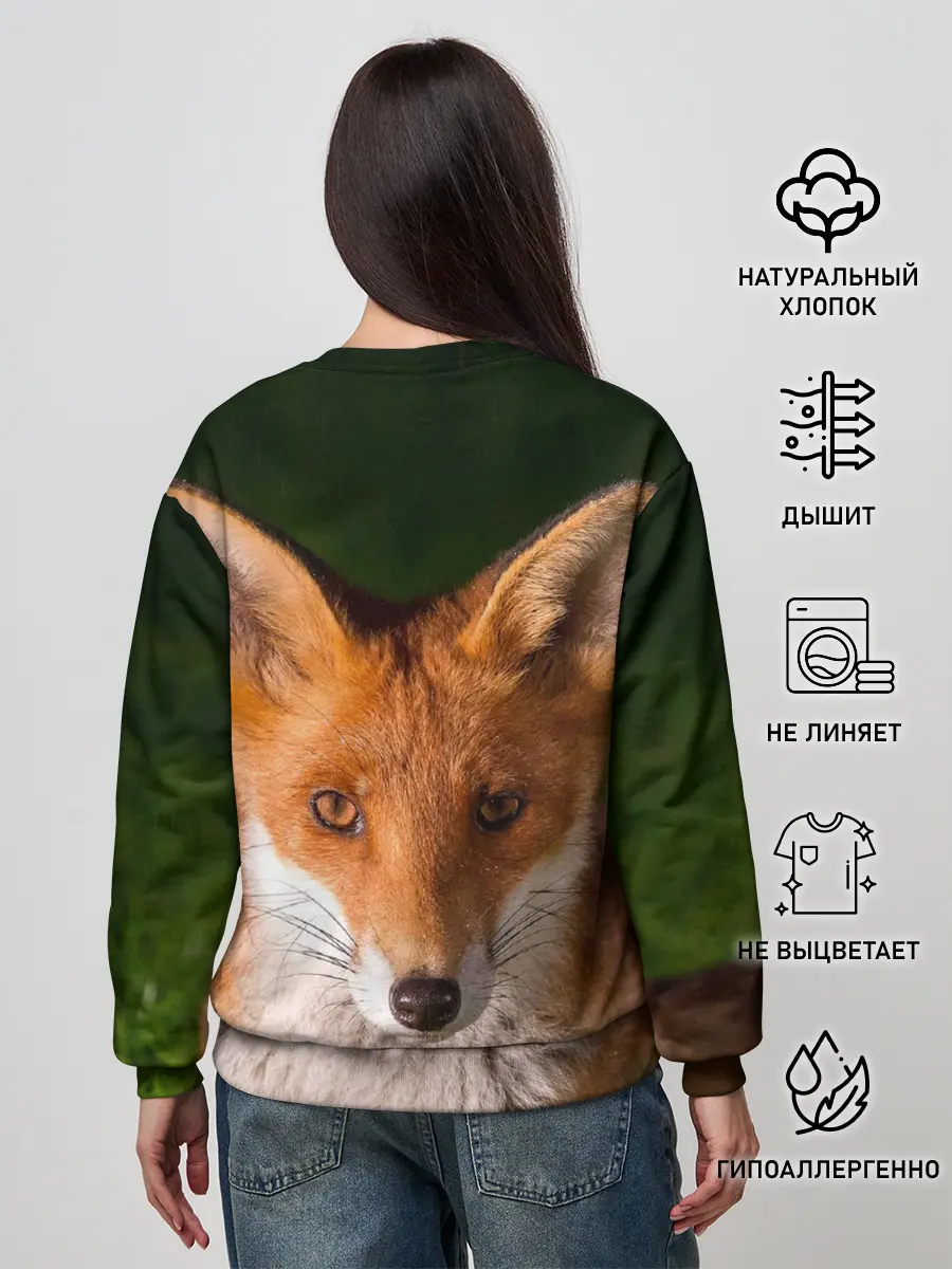 Женский свитшот / Лисица