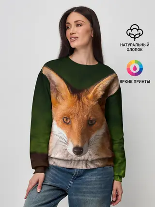 Женский свитшот / Лисица