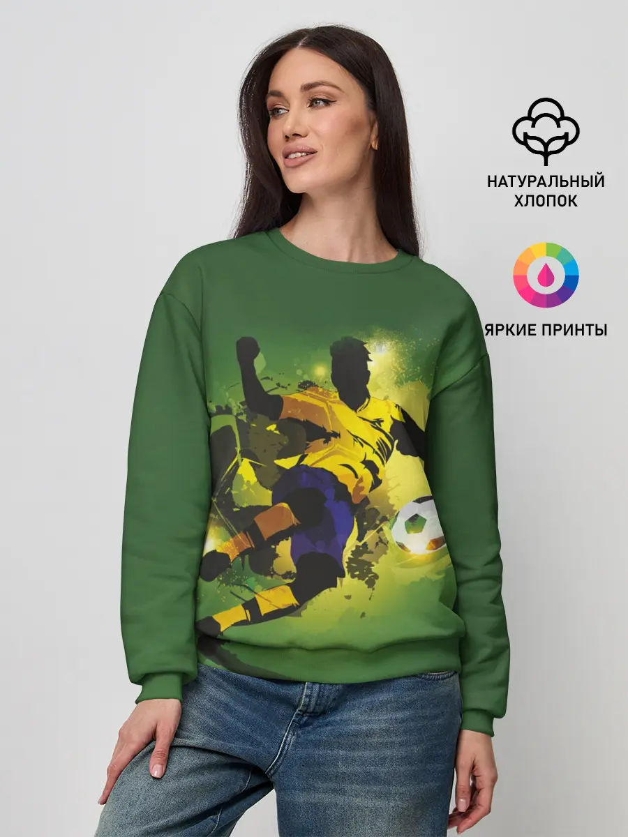 Женский свитшот / Футбол