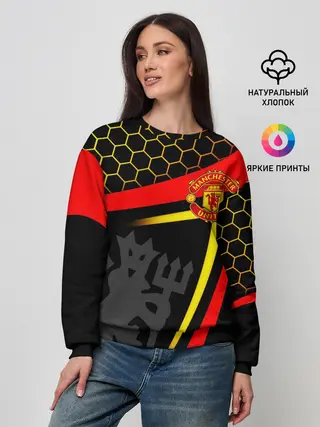 Женский свитшот / МАНЧЕСТЕР / MANCHESTER / SPORT