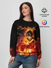 Женский свитшот / Юно в огне | Чёрный клевер