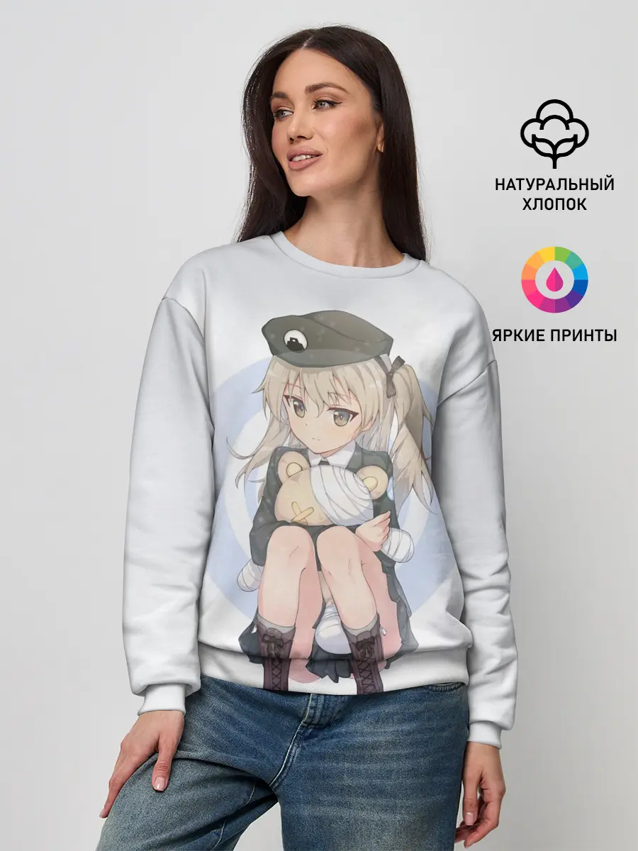 Женский свитшот / Girls und Panzer