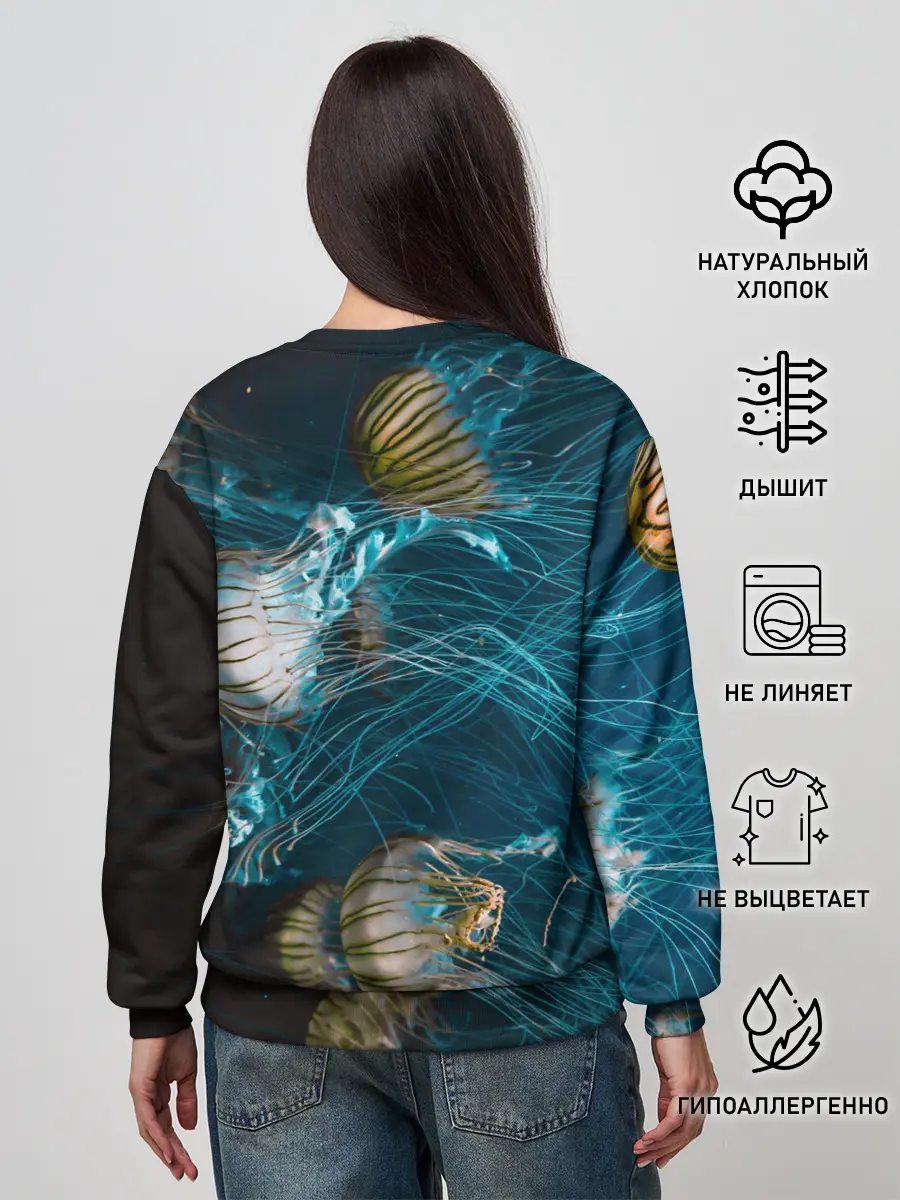 Женский свитшот / Медузы