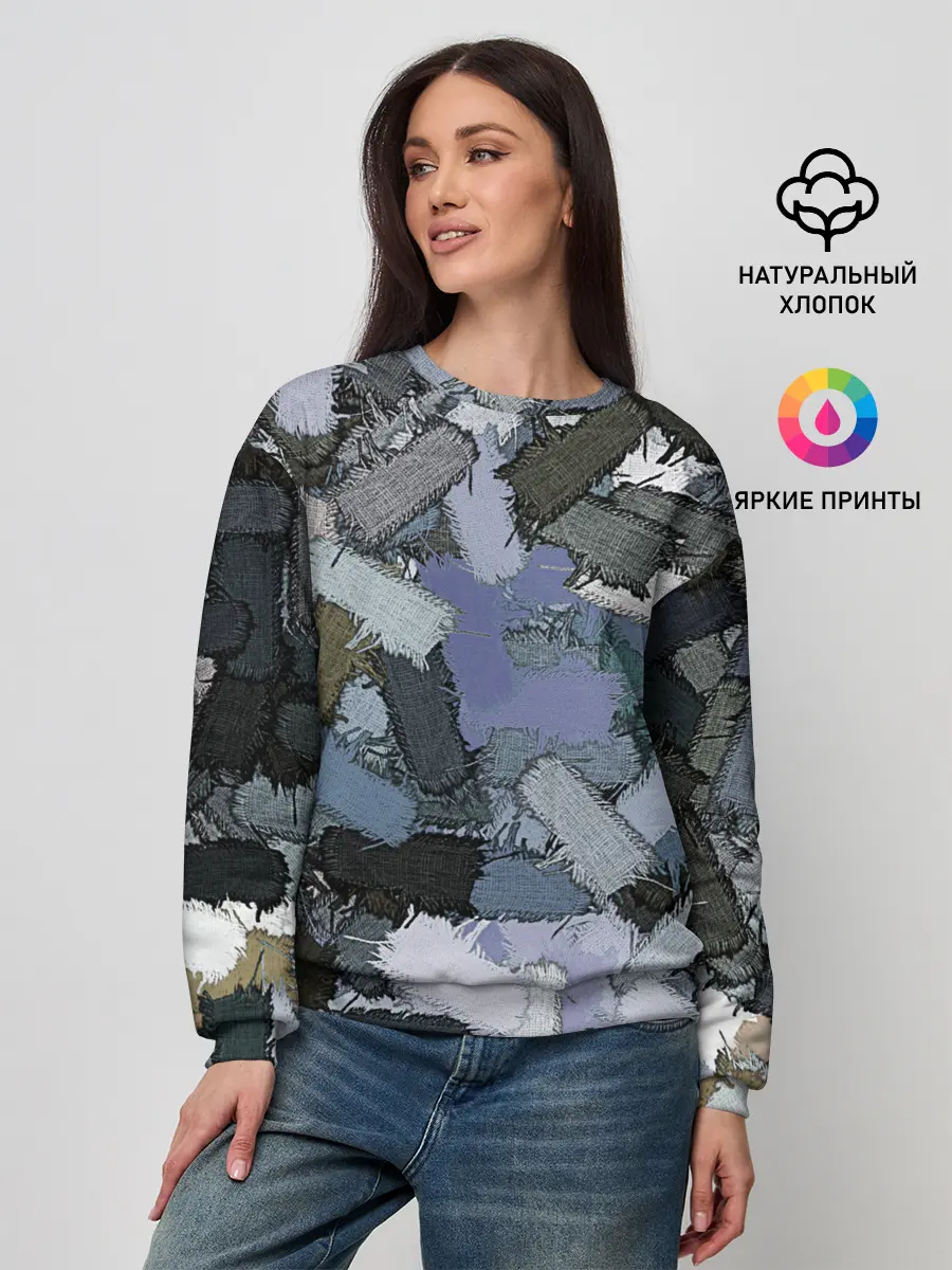 Женский свитшот / Patchwork