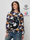 Женский свитшот / Японские котики