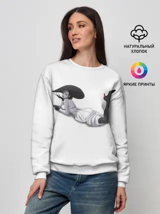 Женский свитшот / Tall Vampire Lady. RE