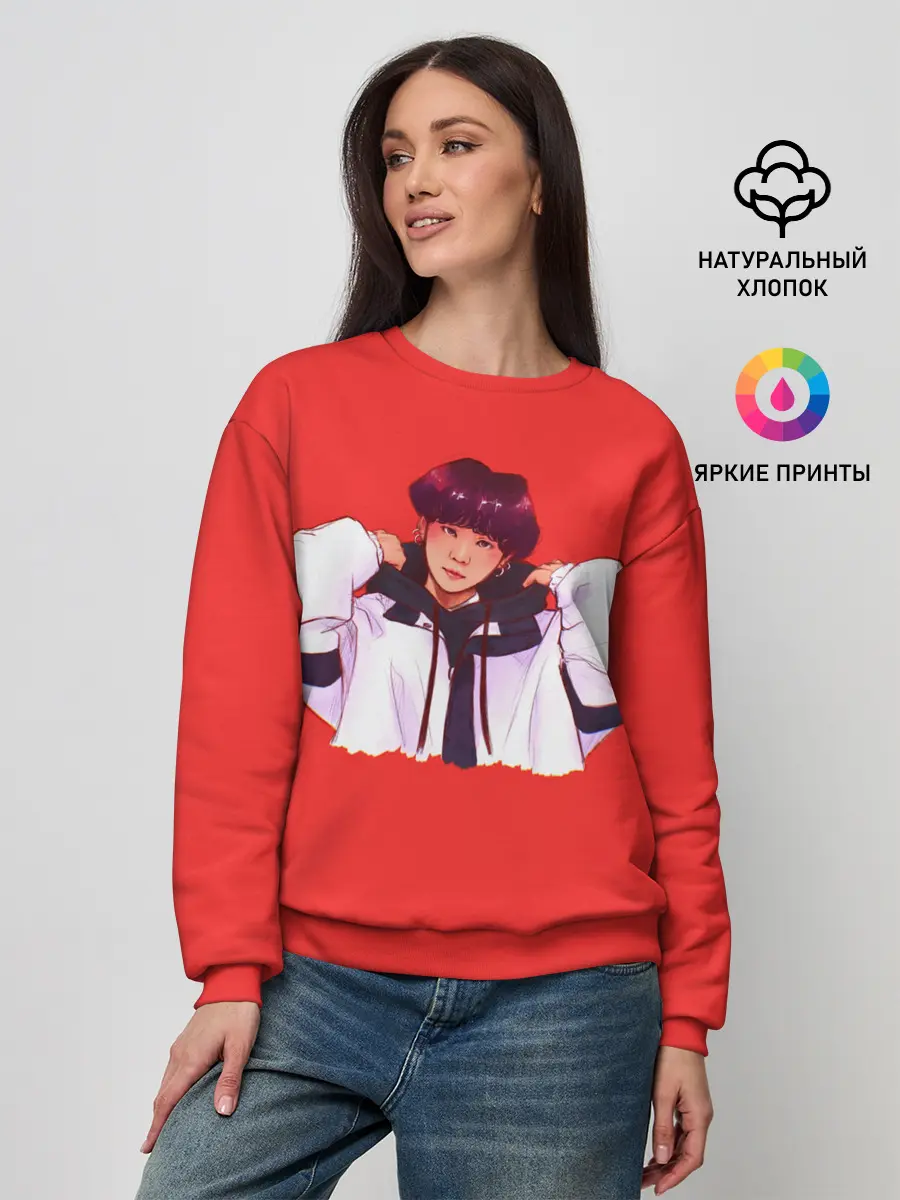 Женский свитшот / Suga Red