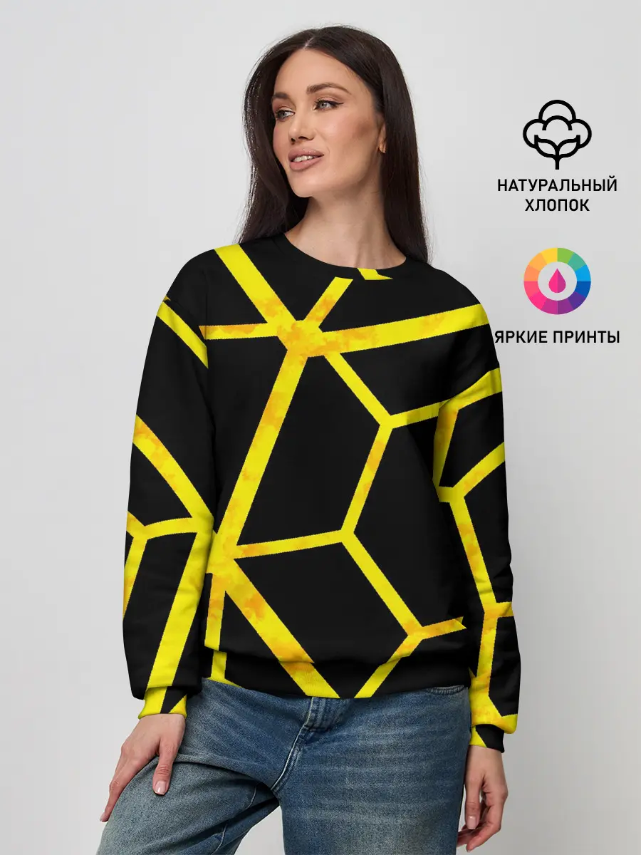Женский свитшот / Hexagon