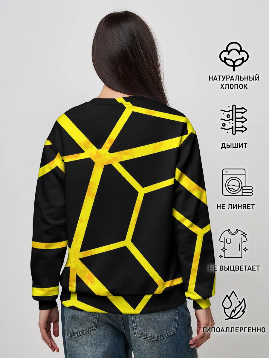 Женский свитшот / Hexagon