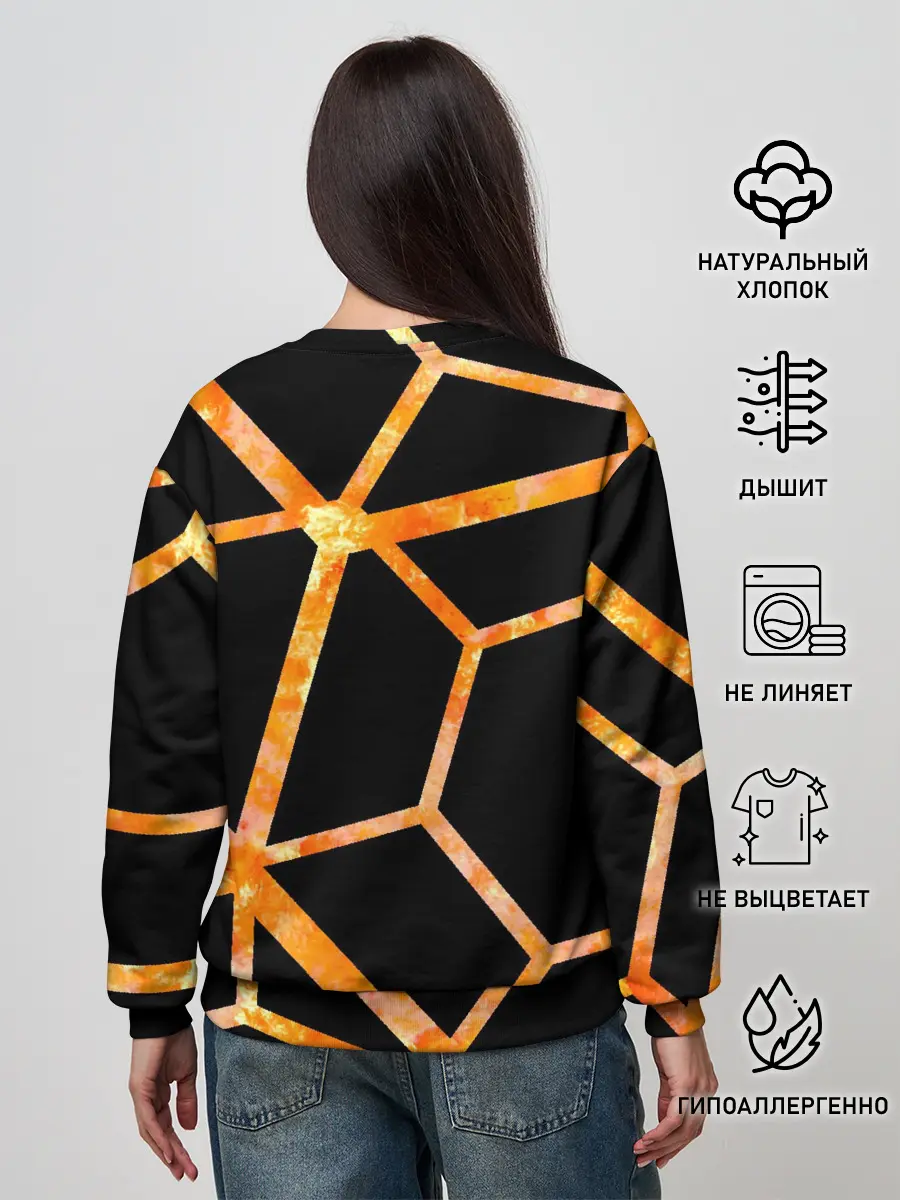 Женский свитшот / Hexagon