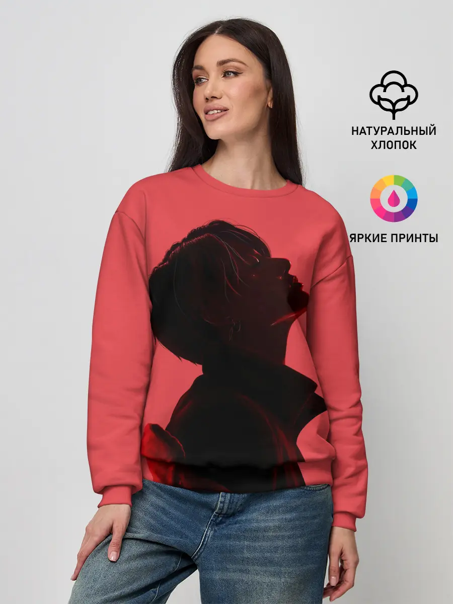 Женский свитшот / Pink Jungkook