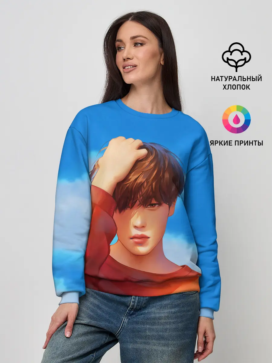 Женский свитшот / Park Jimin Art