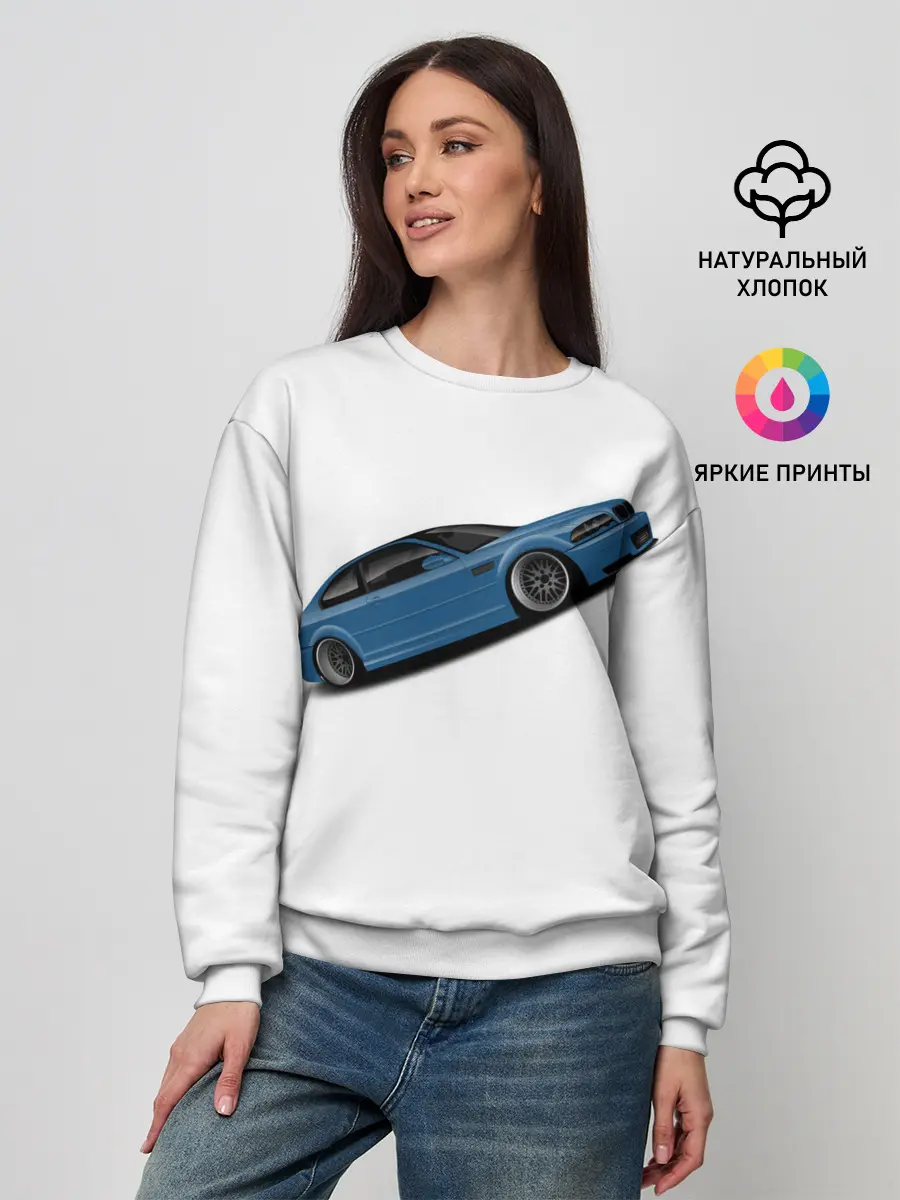 Женский свитшот / СиняЯ МашиНа