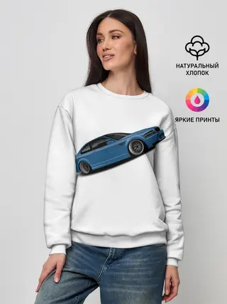 Женский свитшот / СиняЯ МашиНа