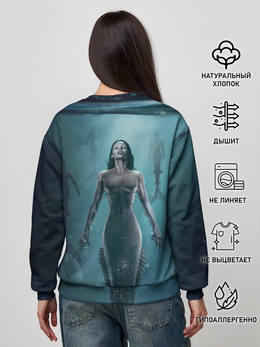 Женский свитшот / Русалка