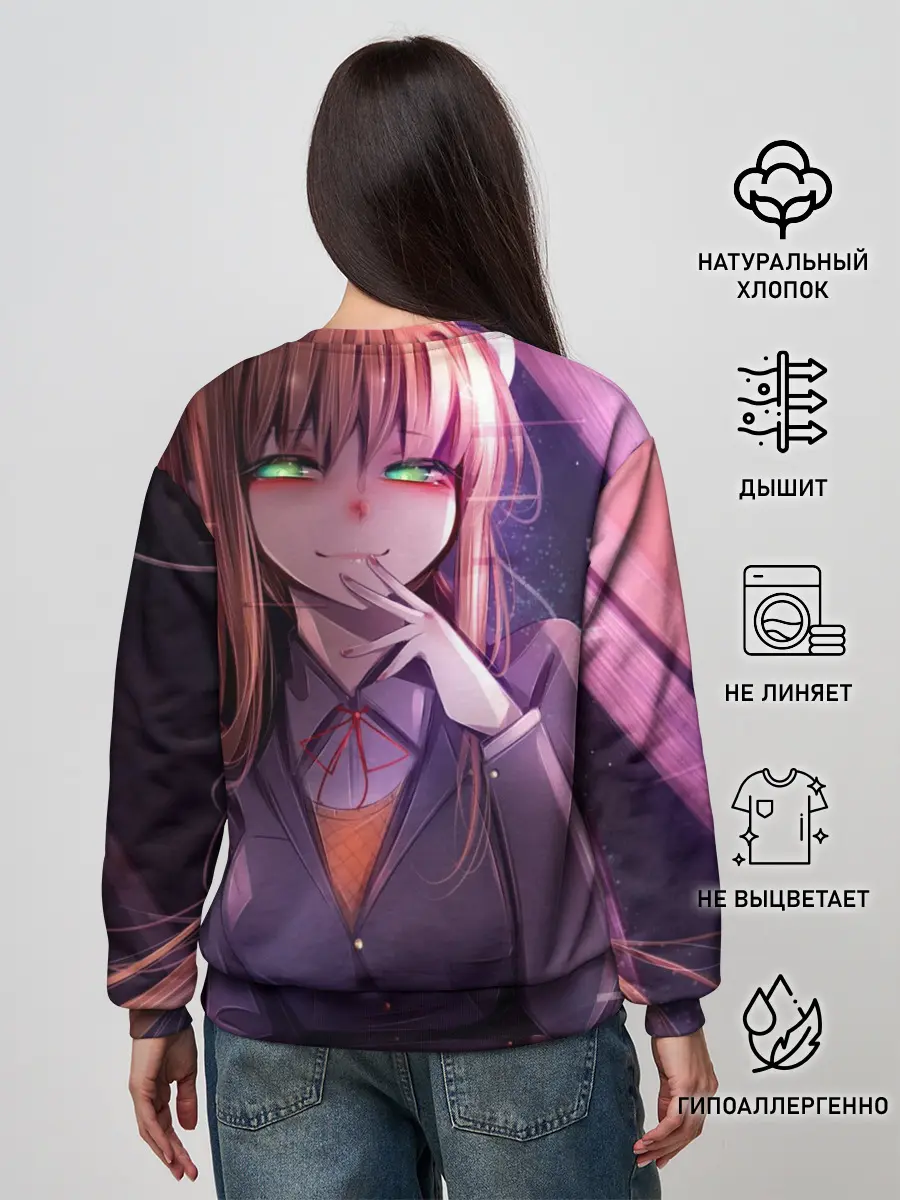 Женский свитшот / Monika Doki Doki