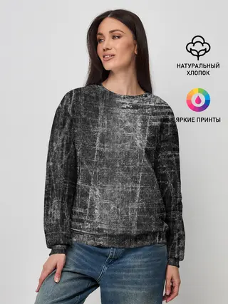 Женский свитшот / Потертости