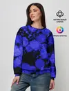 Женский свитшот / Синие Кляксы