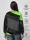 Женский свитшот / Green / Black