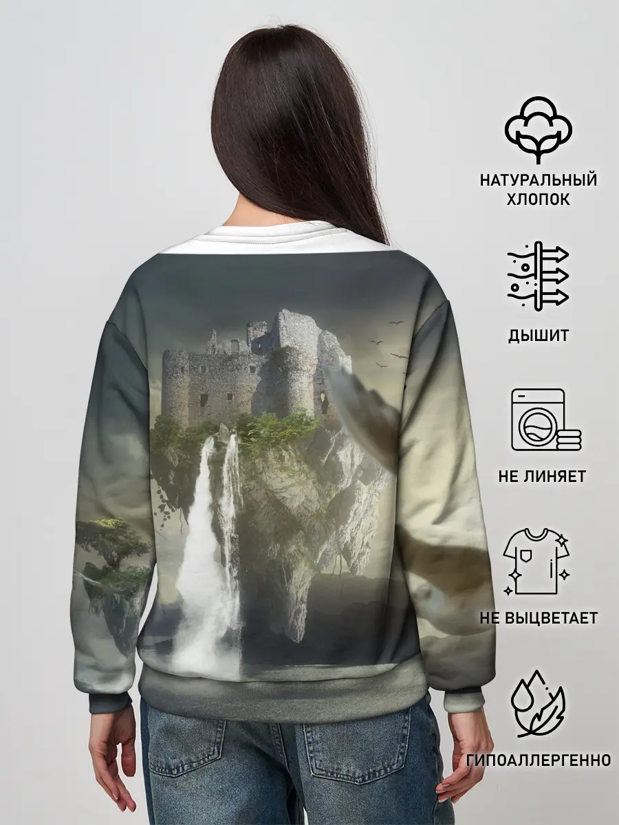 Женский свитшот / Парящий замак
