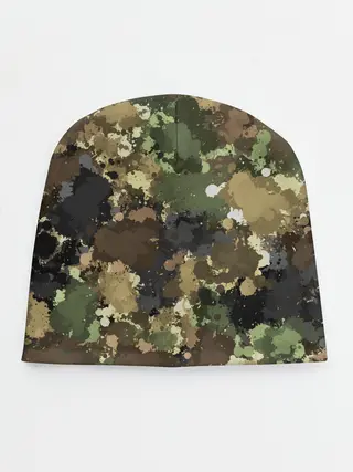 Детская шапка / Камуфляж с кляксами