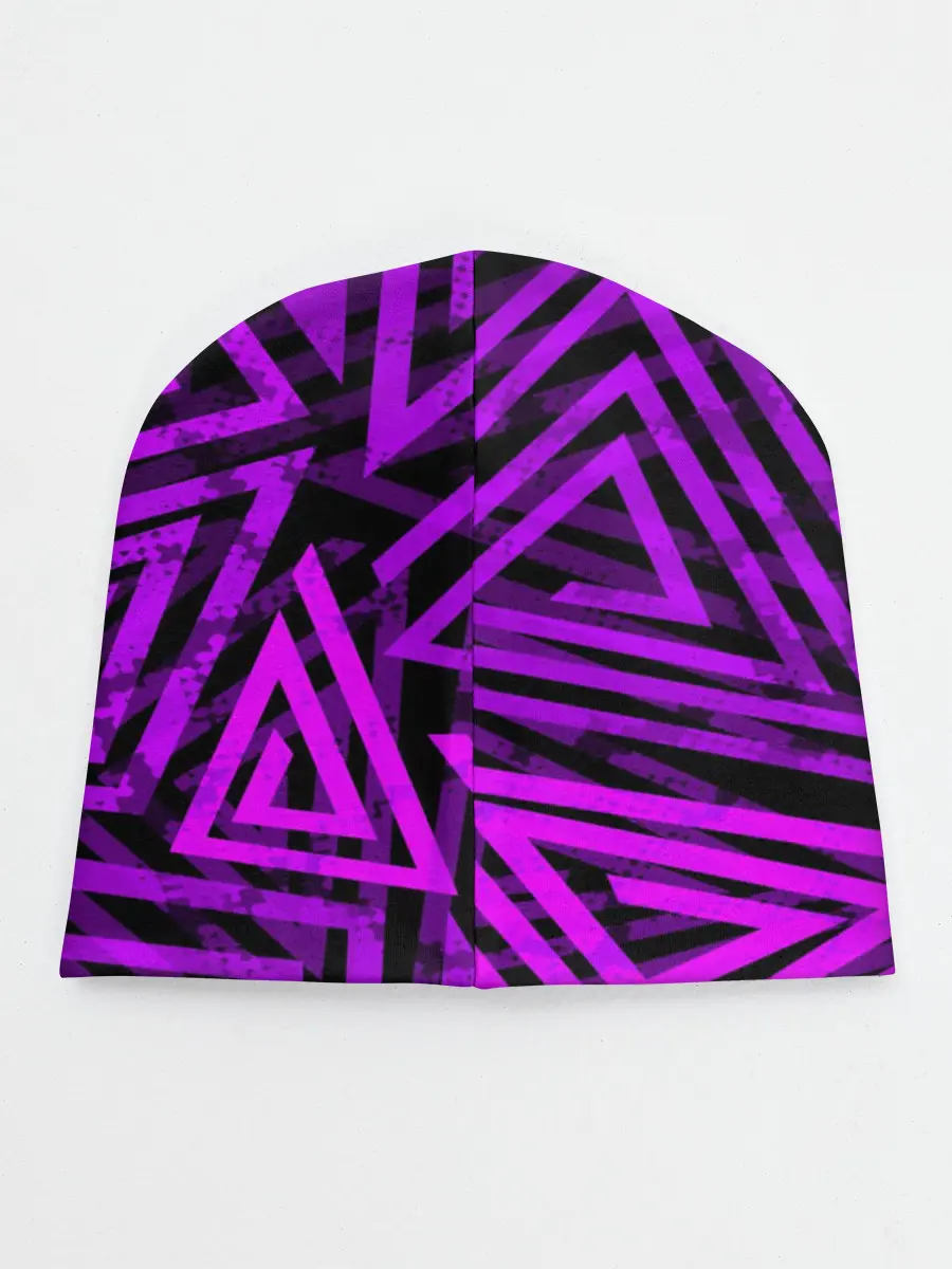 Детская шапка / Неоновая геометрия