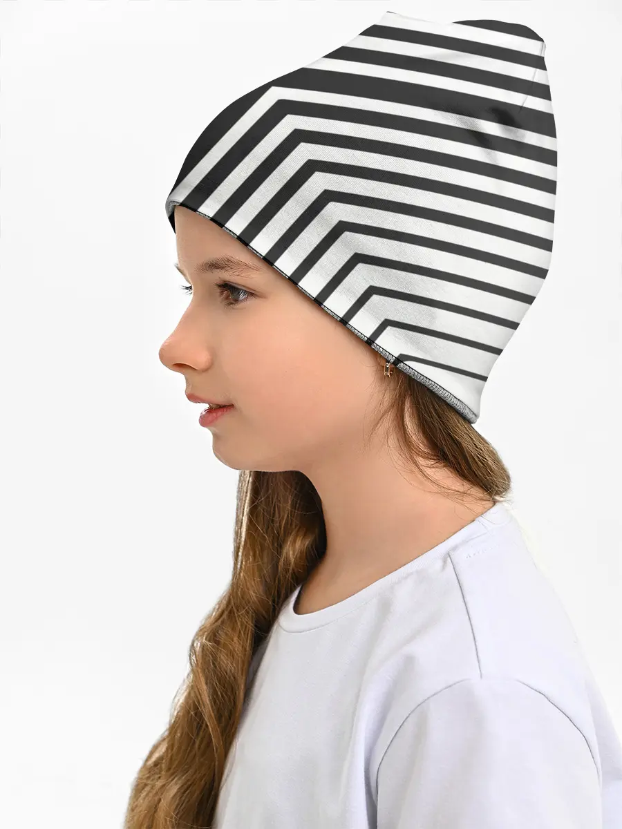 Детская шапка / Кибер Зебра