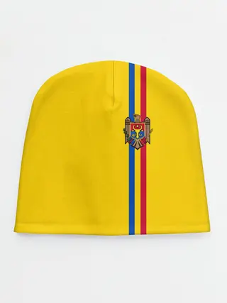 Детская шапка / Молдавия, лента с гербом
