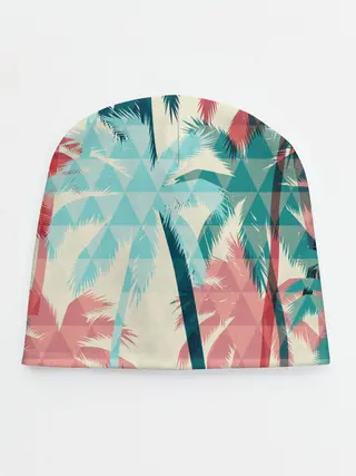 Детская шапка / Абстракция Пальмы Текстура