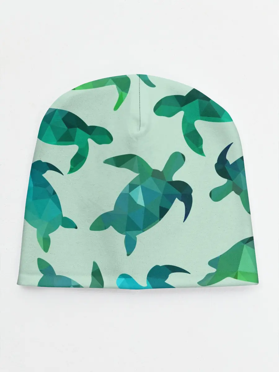 Детская шапка / Абстракция Черепахи Полигон