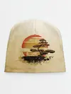 Детская шапка / Дерево на закате