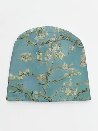 Детская шапка / Ван Гог Цветущие ветки миндаля