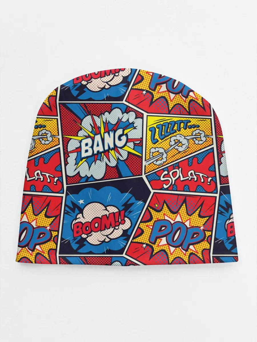 Детская шапка / Pop art pattern