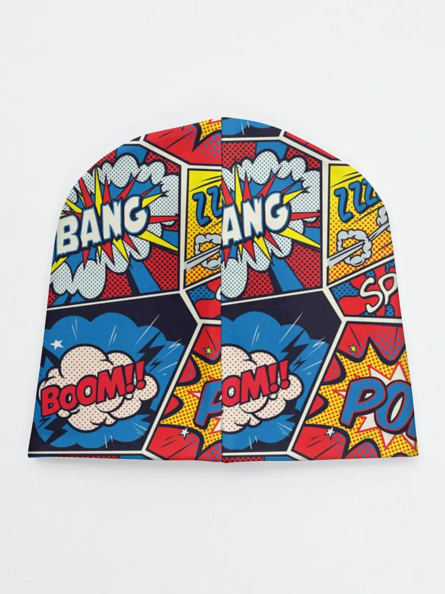 Детская шапка / Pop art pattern