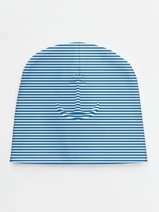 Детская шапка / Тельняшка Якорь