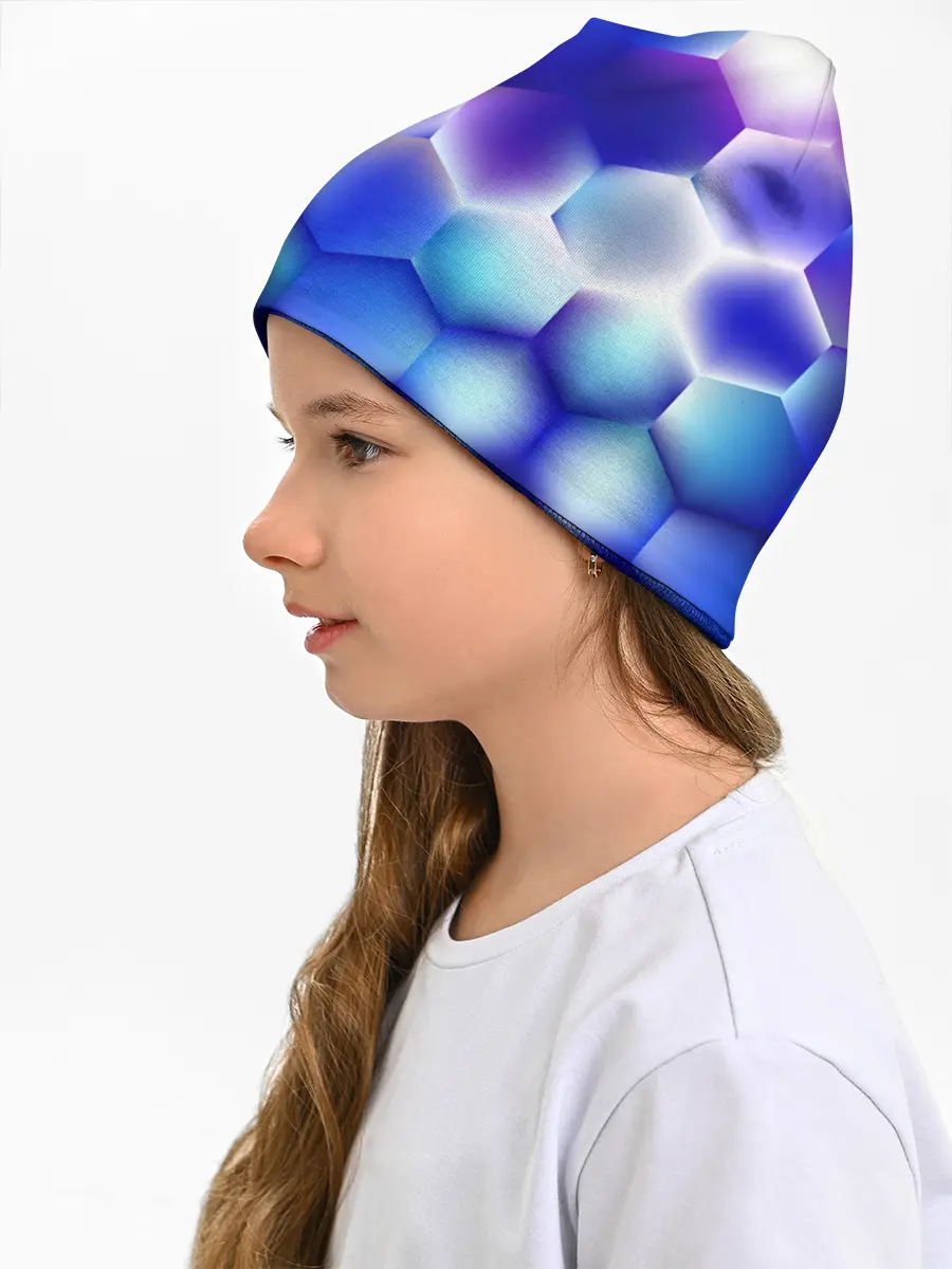 Детская шапка / Синяя чешуя змеи