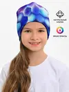 Детская шапка / Синяя чешуя змеи