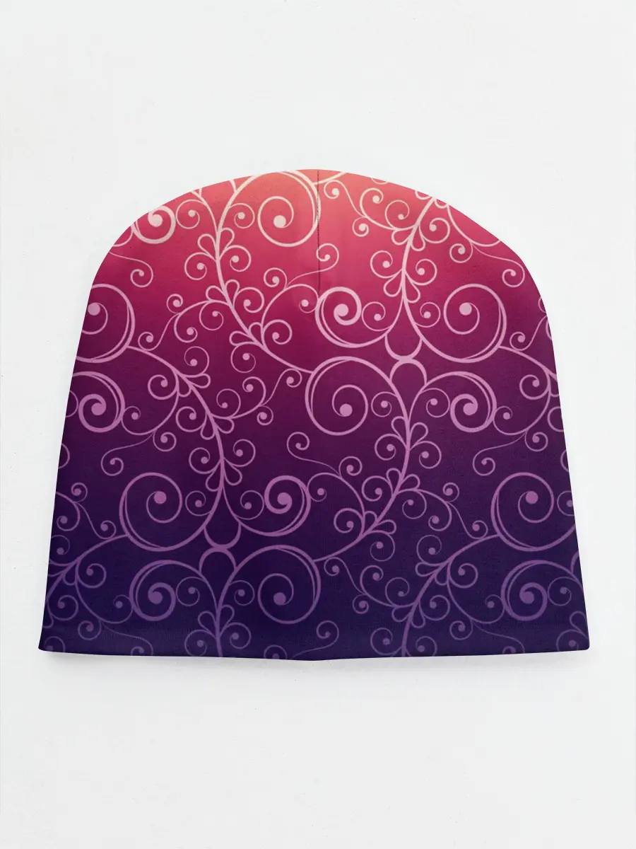 Детская шапка / Цветочный узор