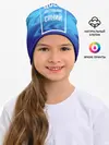 Детская шапка / Цвет настроения синий