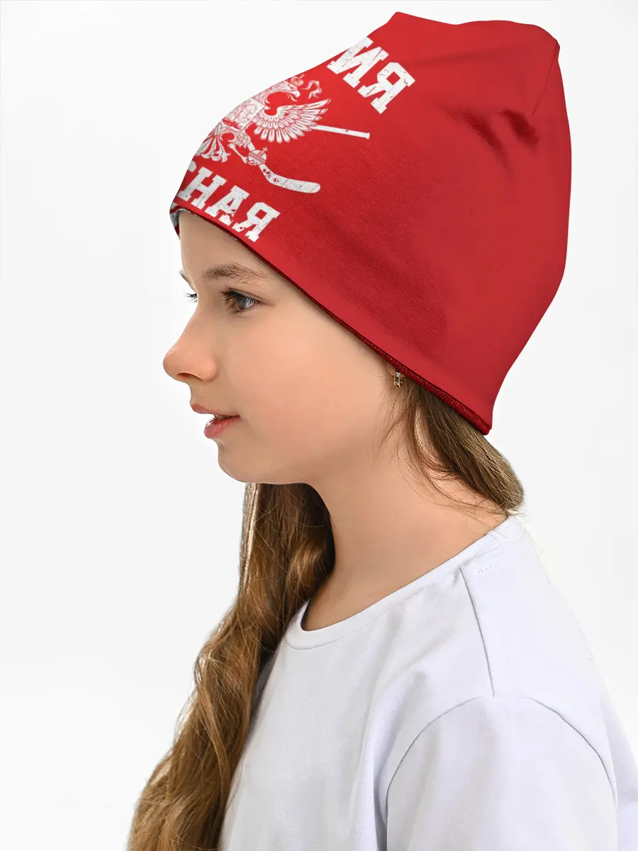 Детская шапка / Красная машина