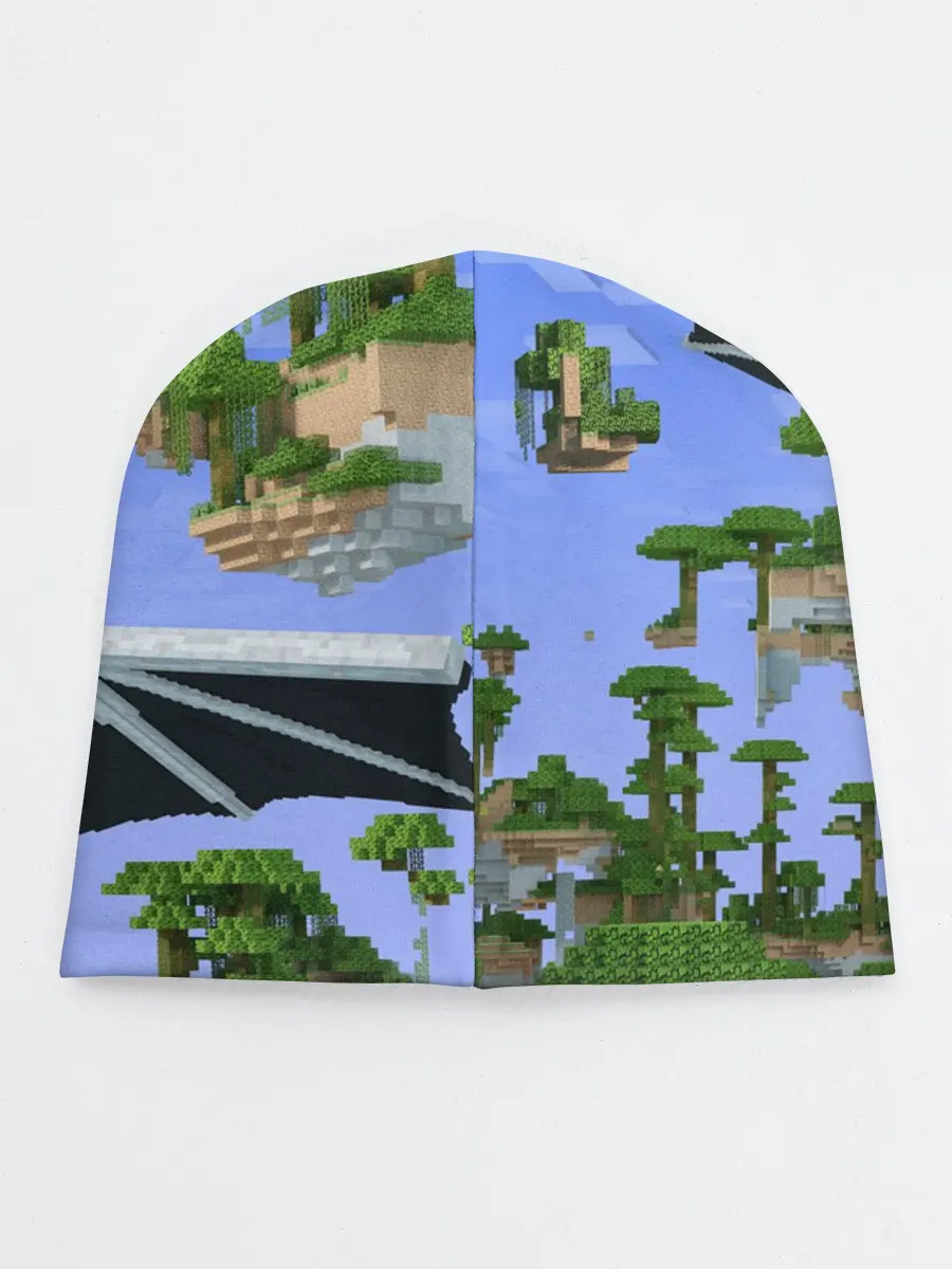 Детская шапка / Стив среди парящих островов.