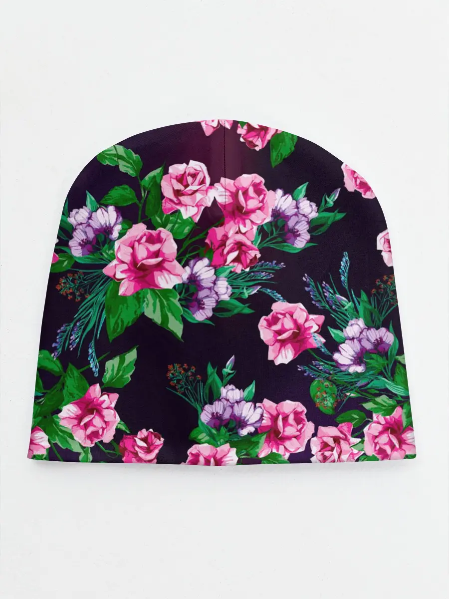 Детская шапка / Розы