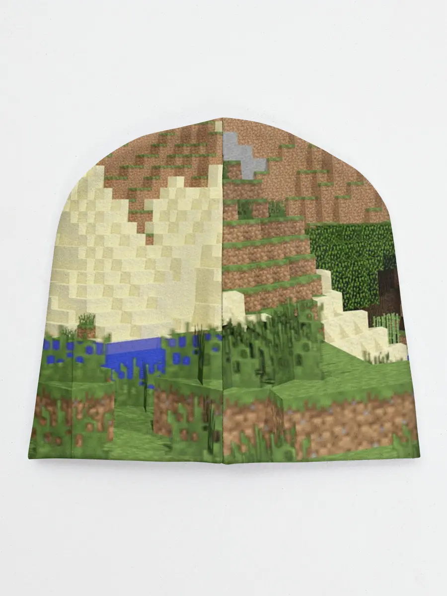 Детская шапка / Стив и эндермен.